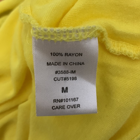 Yellow fun summer top - Picture 5 of 7